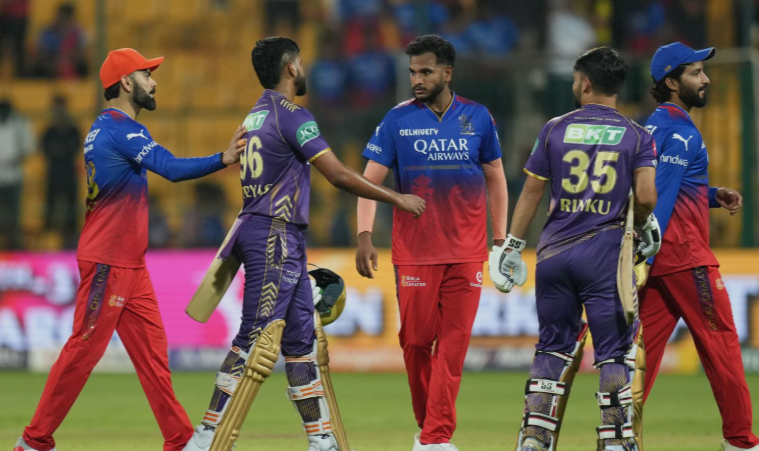 Kolkata Knight Riders Vs Royal Challengers Bengaluru Timeline