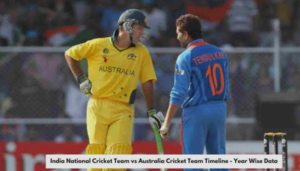 Read more about the article India National Cricket Team Vs Australian Men’s Cricket Team Timeline